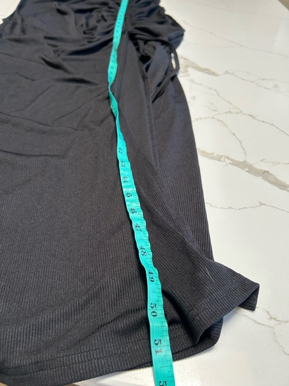 Chicme Ribbed Tank Maxi Dress With Side Ruching - Picture 11 of 12